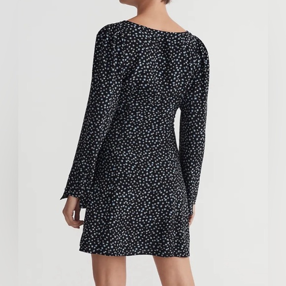 NWT Madewell Seamed Long-Sleeve Mini Dress in Ditsy Floral!!! - Picture 2 of 12